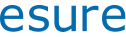 esure brand logo with checked background